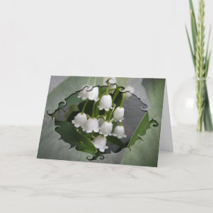 Lily Of The Valley Birthday Card