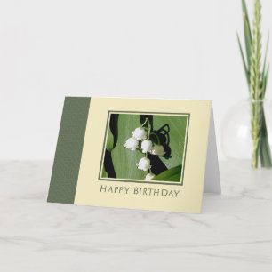 Lily of the Valley Birthday Card