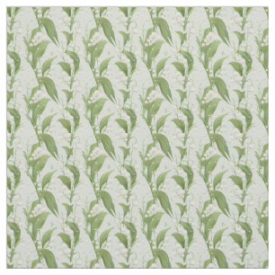 Lily of the Valley Botanical Elegance Fabric