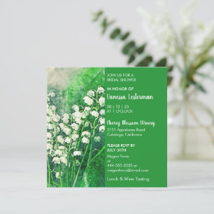 Lily of the Valley Bridal Shower Invitation