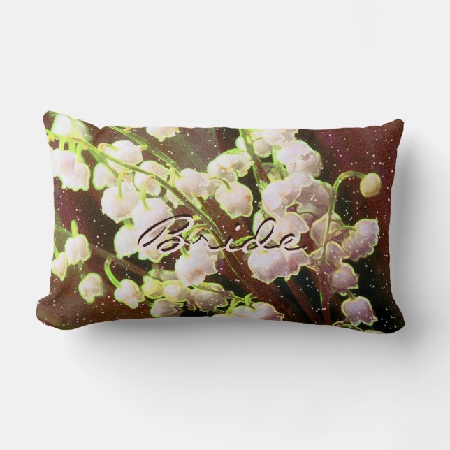 Lily Of The Valley - Bride's Pillow (Front)