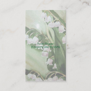 LILY OF THE VALLEY BUSINESS CARD