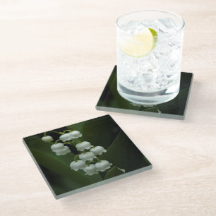 Lily of the Valley Coaster - Glass