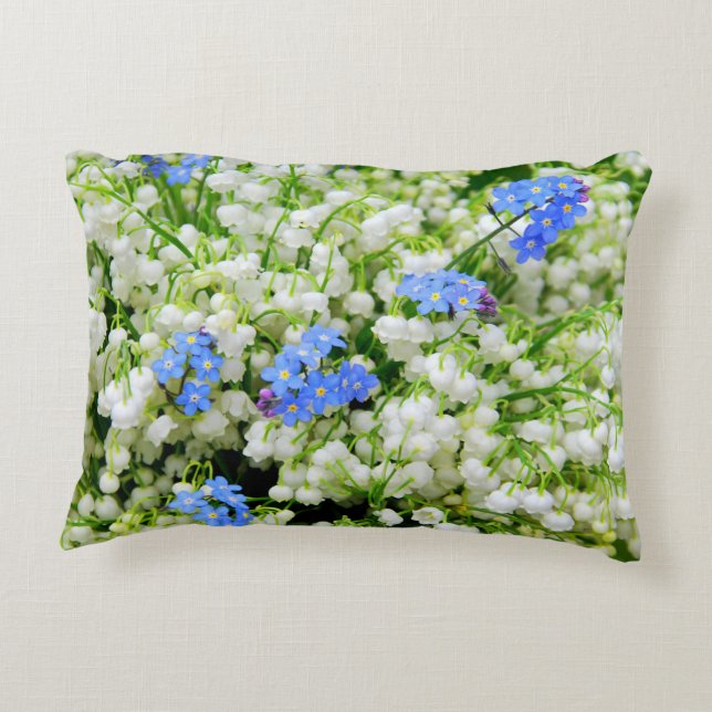 Lily of the valley decorative cushion (Back)