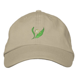 Lily Of The Valley Embroidered Hat