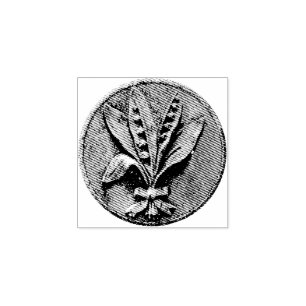 Lily of the Valley Engraving Rubber Stamp