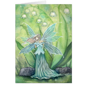 Lily of the Valley Fairy Card