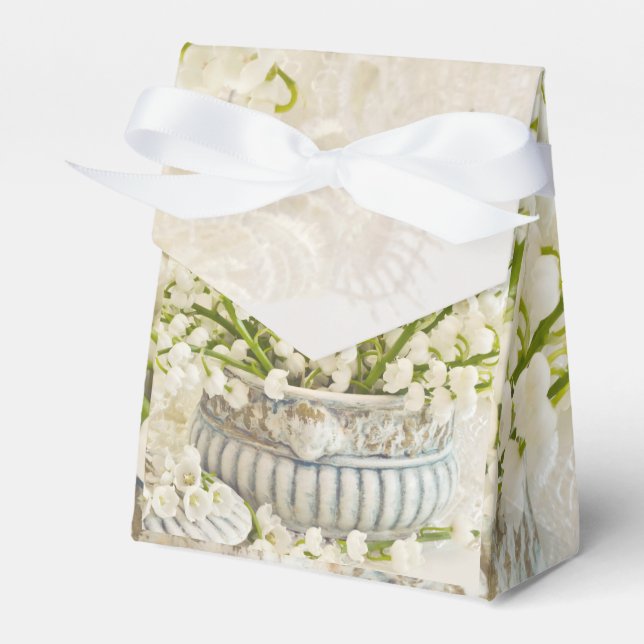 Lily Of The Valley Favour Box (Front Side)
