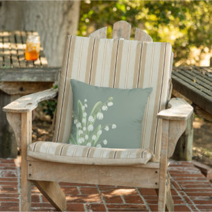 Lily Of The Valley Floral Cushion