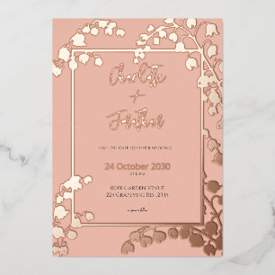 Lily of the Valley Floral Garden Wedding Gold