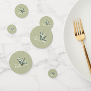 Lily of the Valley Floral Happy Mother’s Day Confetti