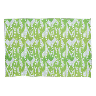 Lily of the Valley Floral Pattern Pillowcase