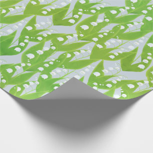 Lily of the Valley Floral Pattern Wrapping Paper