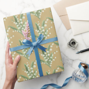 Lily of the Valley Floral Wrapping Paper