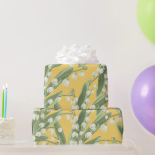 Lily of the valley Floral Wrapping Paper