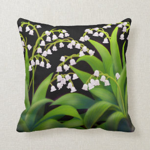 Lily of the Valley Flowers Pillow