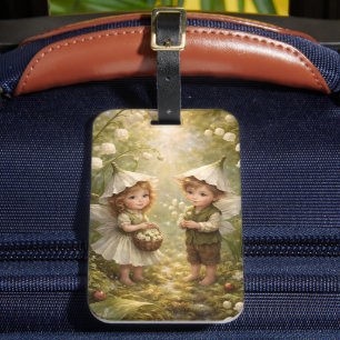 Lily of the Valley Forest Fairies Luggage Tag