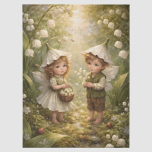 Lily of the Valley Forest Fairies Tissue Paper