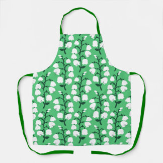 Lily of the Valley in Emerald Colour Apron