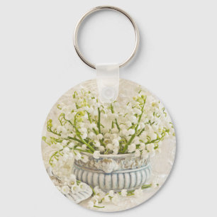 Lily Of The Valley Key Ring