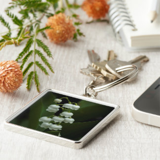 Lily of the Valley Key Ring