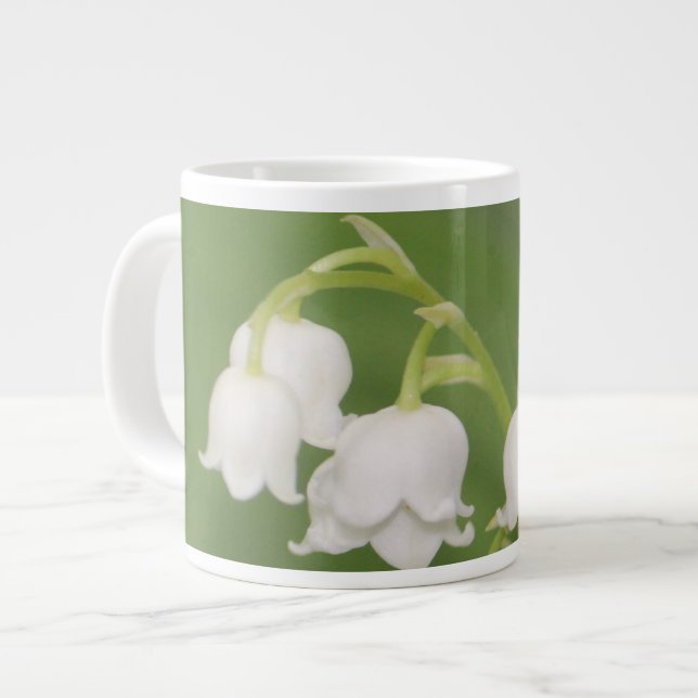 Lily of the Valley Large Coffee Mug (Front Left)