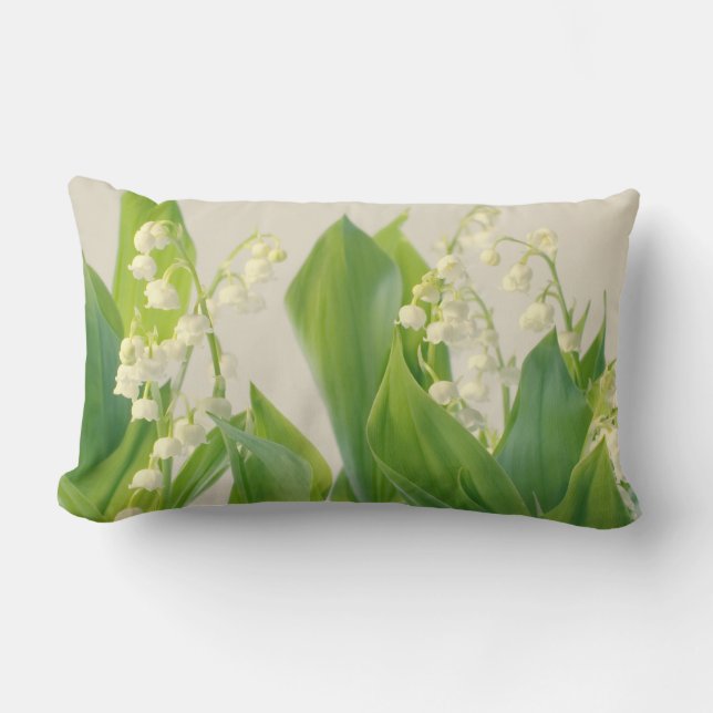 Lily of the Valley Lumbar Cushion (Front)