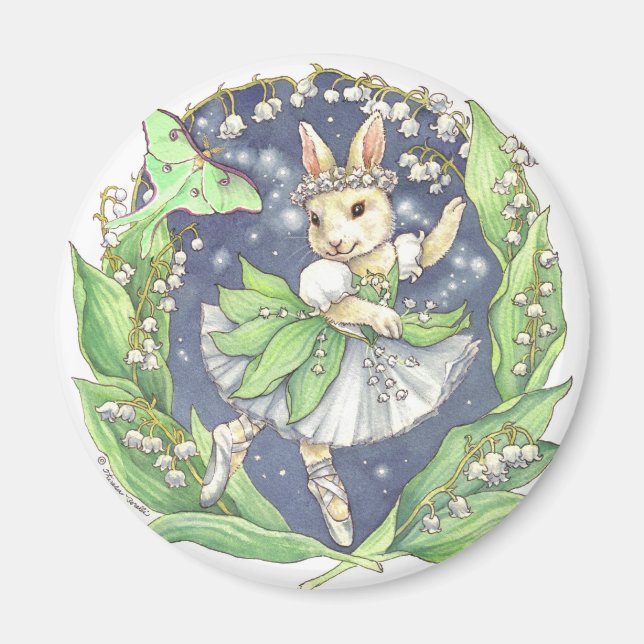 Lily of the Valley Magnet (Front)