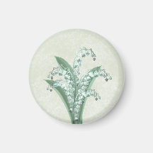 Lily of the Valley Magnet