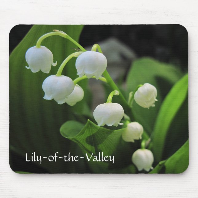 Lily-of-the-Valley Mouse Pad (Front)