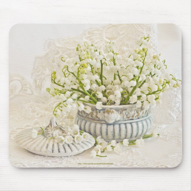 Lily Of The Valley Mouse Pad (Front)
