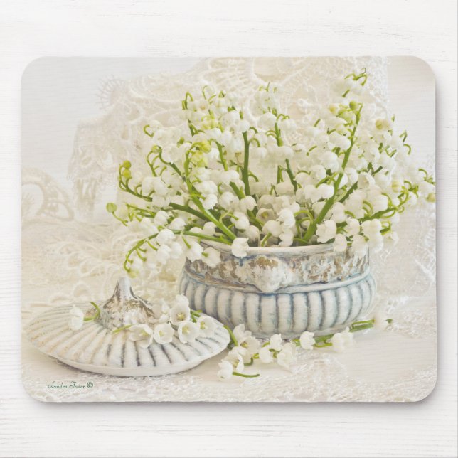 Lily Of The Valley Mouse Pad (Front)