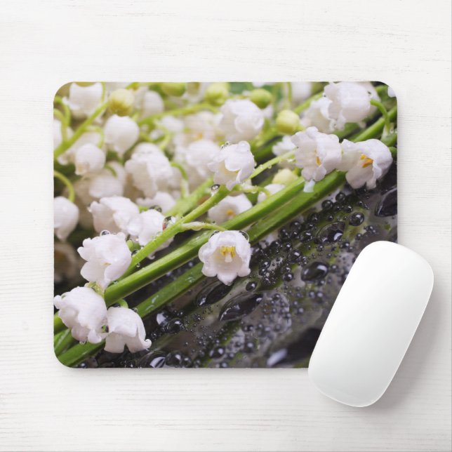 Lily of the Valley Mousepad (With Mouse)