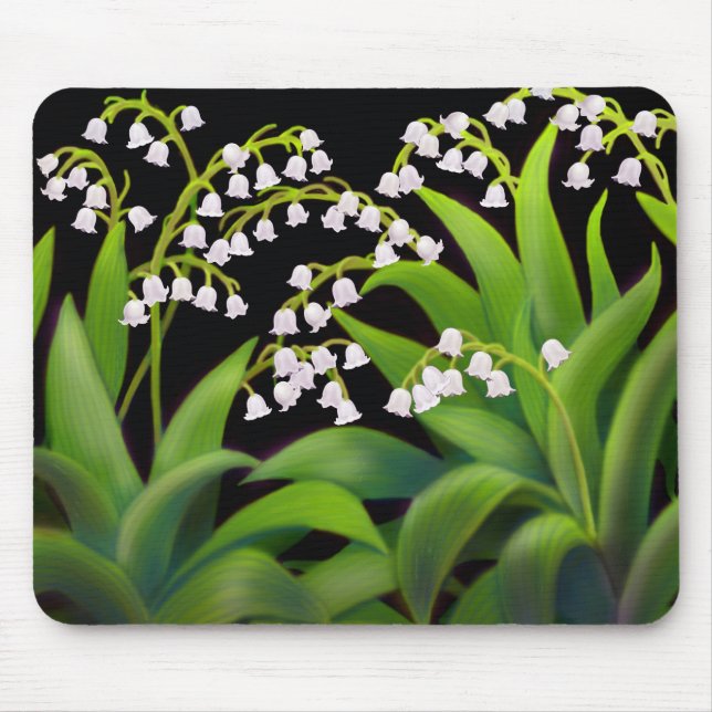 Lily of the Valley Mousepad (Front)