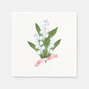 Lily of the valley napkin