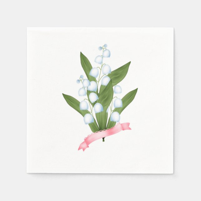 Lily of the valley napkin (Front)