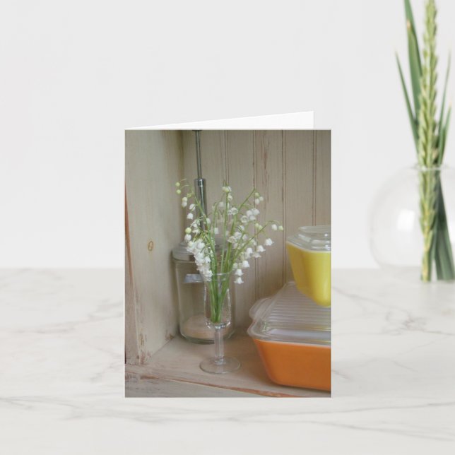 Lily Of The Valley Note Card (Front)