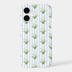 Lily of the Valley Painting Blue Stripe Coastal