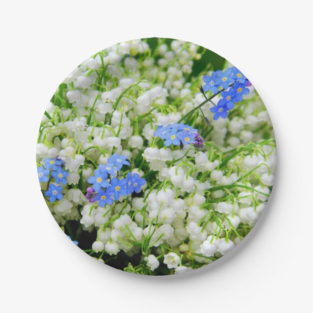 Lily of the valley paper plate (Front)