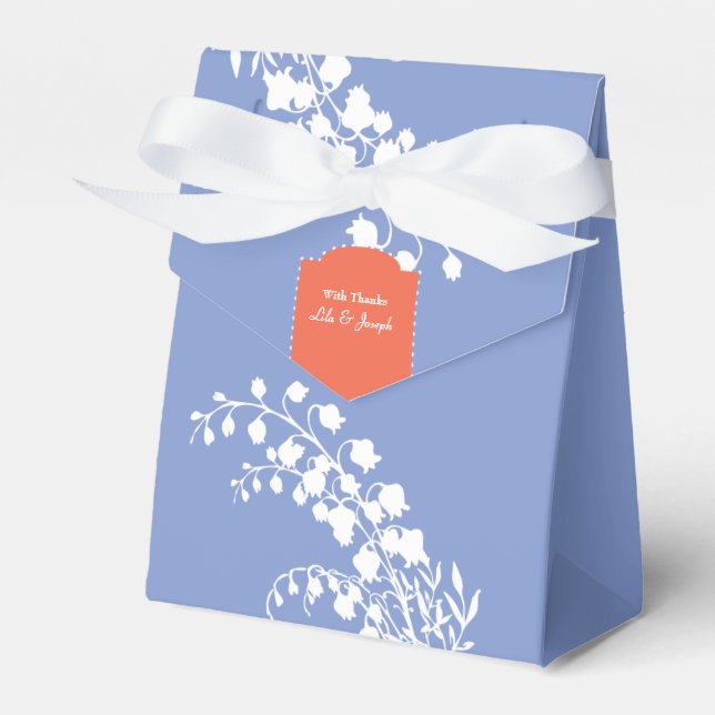 Lily of the Valley Party Favour Box (Front Side)