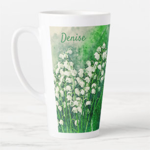 Lily of the Valley Personalised Coffee Mug Cup