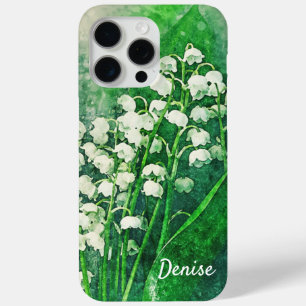Lily of the Valley Personalised iPhone Cover Case