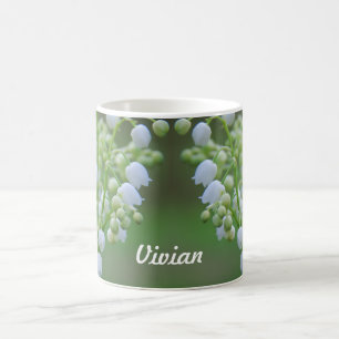 Lily of the valley ,Personalized coffee mug