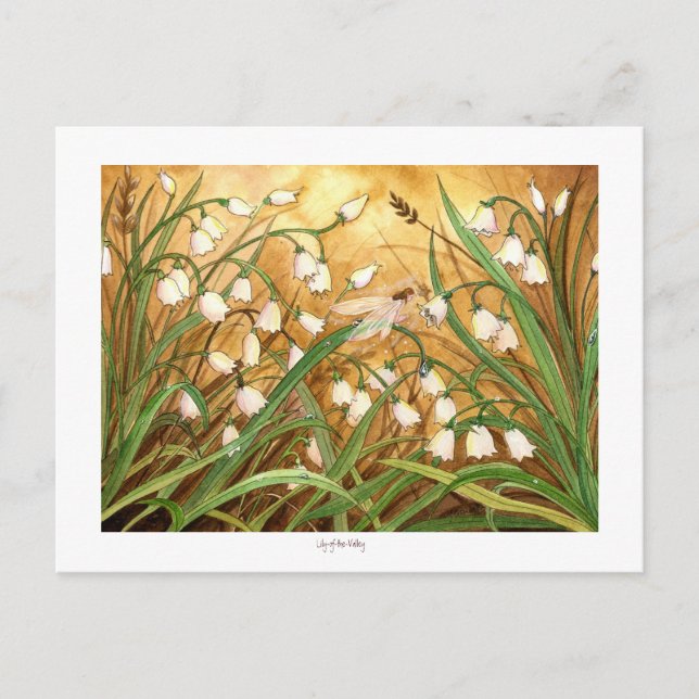 Lily-of-the-Valley Postcard (Front)