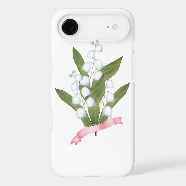 Lily of the valley, retro Case-Mate iPhone case (Back)