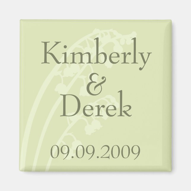 Lily of the Valley • Save the Date Magnet (Front)