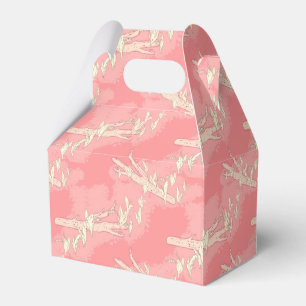 Lily-of-the-valley spring flowers pink favour box