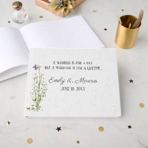 Lily Of The Valley Wedding Guest Book