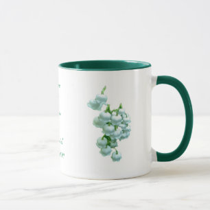 Lily of the Valley Wedding Mug to Personalise