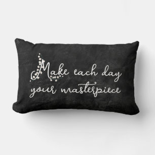 Lily of the Valley with Quote Lumbar Cushion